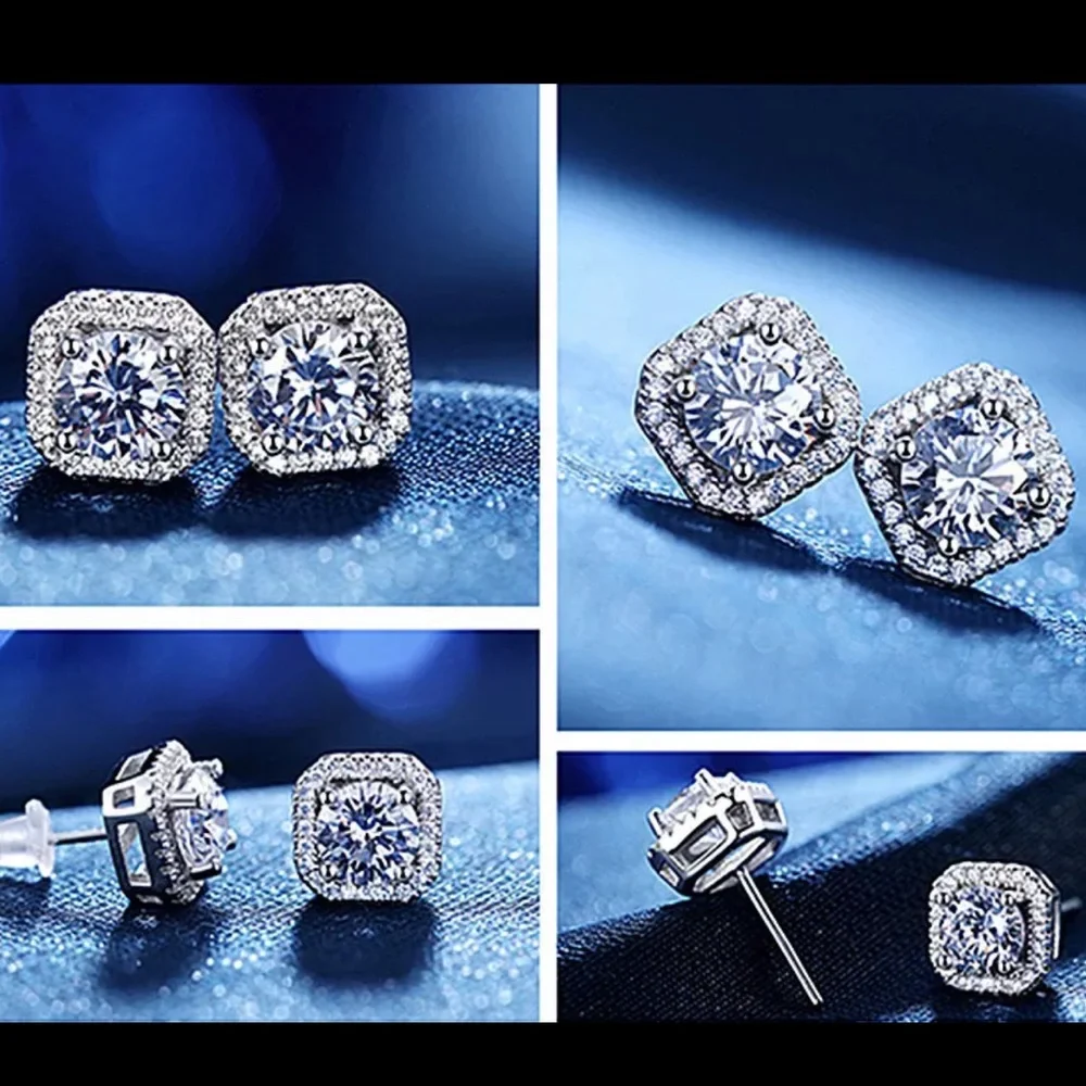 💙Classic Sterling Silver Earrings - Picture 2 of 2